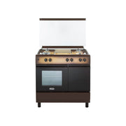 De Longhi DL964GKB Cucina freestanding a gas 90 cm 4 fuochi Forno gas 60 L Classe A (86,9x90x60 cm) colore Coppertone