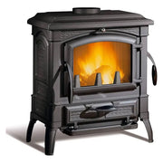 Nordica ISETTA 5.0 Stufa a legna 8.2 kW 235 m³ Con accumulo Ghisa smaltata Classe A+ 5 stelle colore Antracite