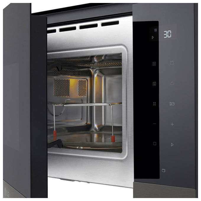 LG MG7Z2593B Forno a microonde da incasso con grill 25 L 900 W Touch LED 8 programmi (39.6x59.2x38.8 cm) colore Nero