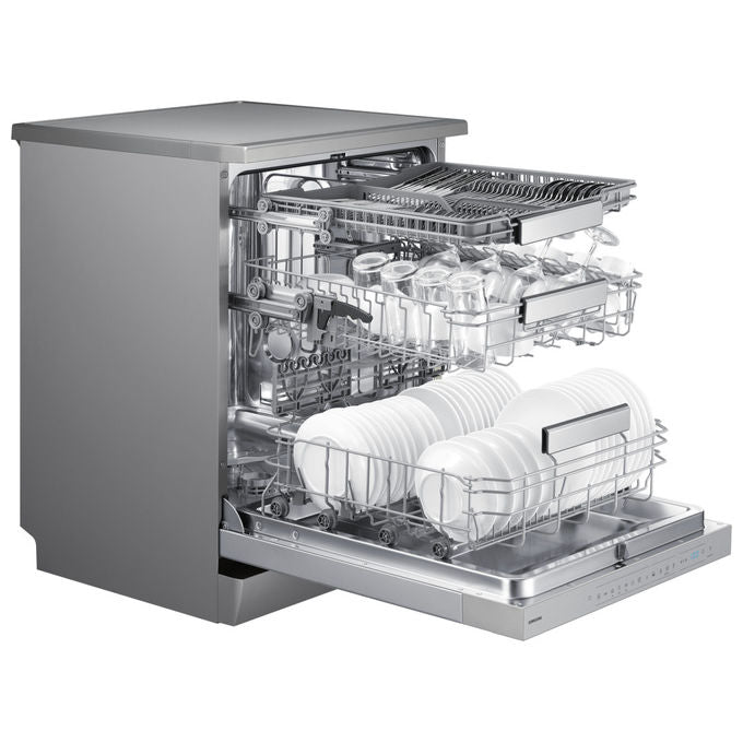 Samsung DW70H73YCFRU1 Lavastoviglie Libera Installazione 14 coperti Classe C 44 dB Wi-Fi Apertura Automatica (87.5x59.8x60 cm) colore Acciaio inox