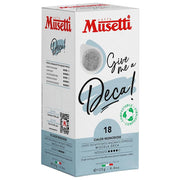 Caffe' Musetti Cialde ESE Decaffeinato Arabica e Robusta Intensita' 4-5 Note di Vaniglia e Frutta Secca 50 pezzi
