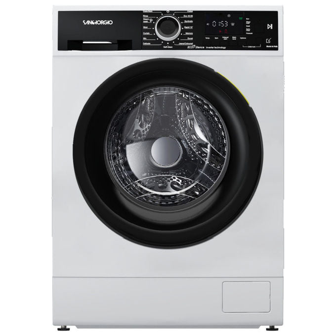 SanGiorgio F914C-E Lavatrice Carica Frontale 9 Kg 1400 rpm Classe A Motore Inverter 15 Programmi (84x59.5x56.1 cm) colore Bianco