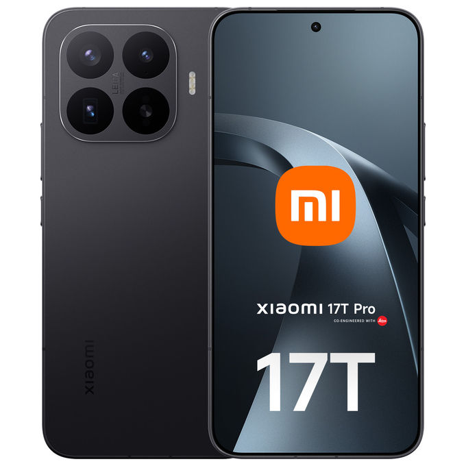 Xiaomi 17T PRO Smartphone 5G 6.83'' AMOLED 144Hz MediaTek Dimensity 9500 12 GB 512 GB Leica Triple Camera 7000 mAh colore Nero
