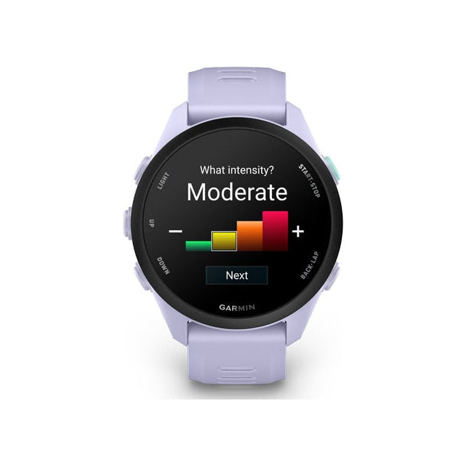 Garmin 010-04307-03 Forerunner 70 Smartwatch GPS AMOLED 1.2'' 80+ Sport 5 ATM 13 giorni batteria colore Lavanda
