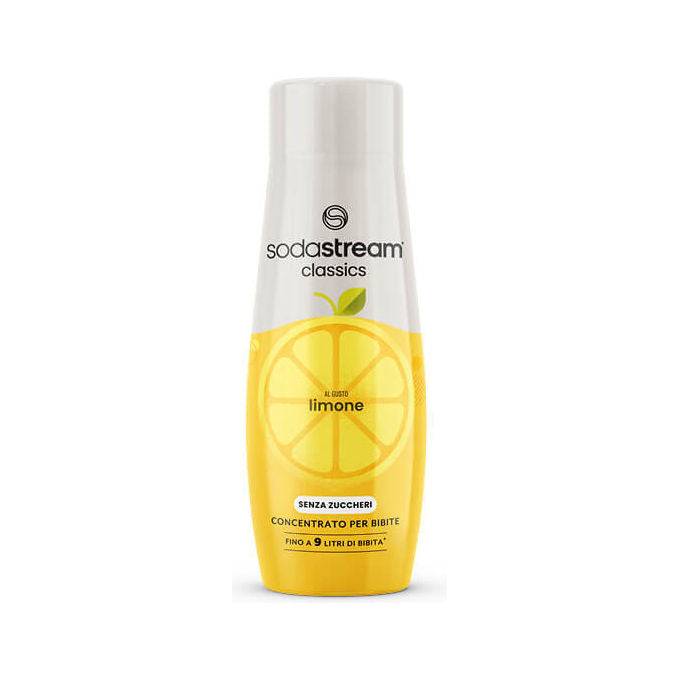 SodaStream LEMON Concentrato Limone Zero 440 ml per fino a 9 L di bevanda zero zuccheri