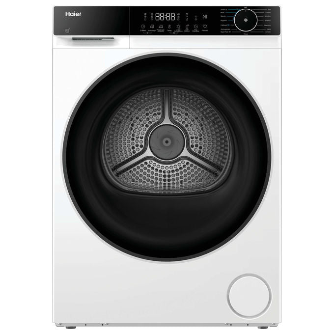 Haier HD80D357U1IT X Series 5 Asciugatrice Pompa di Calore 8 Kg Classe D Wi-Fi 15 Programmi 62 dB (84x59x59 cm) colore Bianco