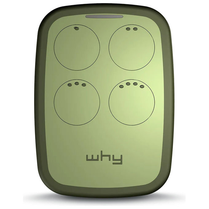 Sice Why Evo Noa Radiocomando Universale Multifrequenza 4 Tasti Autoapprendimento Fisso e Rolling Code colore Verde