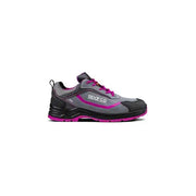 Sparco 07539 Indy Danica Scarpe Antinfortunistiche S3S ESD SR FO LG Puntale Vetroresina Suola PU Bi-densita' colore Grigio Fucsia