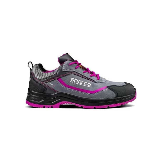 Sparco 07539 Indy Danica Scarpe Antinfortunistiche S3 ESD SRC EN ISO 20345:2022 Taglia 41 colore Grigio Fucsia