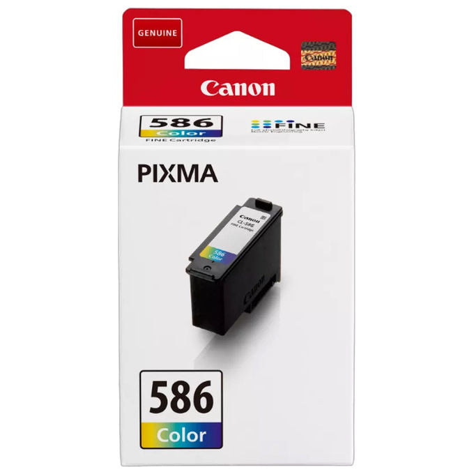 Canon CL-586 6227C001 Cartuccia Inkjet Originale 180 pagine per PIXMA TS7750I TS7650I TS6550I colore Ciano Magenta Giallo