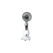 DCG VE1865TT Ventilatore Nebulizzatore a Piantana 80W 35 cm 3 Velocita' Oscillazione Automatica Timer Telecomando Display LED colore Bianco Nero
