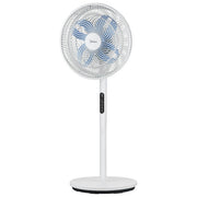 Midea MFS352RDDW Ventilatore a piantana 4 pale BLDC 30W 9 livelli velocita' 19dB telecomando timer 9h colore Bianco
