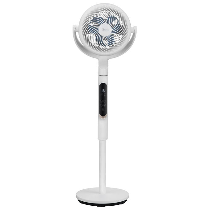 Midea MFS242RDDW Ventilatore a piantana DC 15 velocita' 4 modalita' 18 dB telecomando colore Bianco