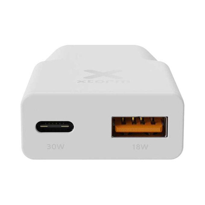 Xtorm XG2SL033 Go2 Series Caricabatterie SlimLine 33W USB-C PD USB-A Quick Charge 3.0 2 porte colore Bianco