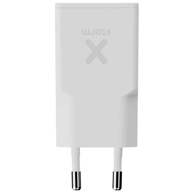 Xtorm XG2SL033 Go2 Series Caricabatterie SlimLine 33W USB-C PD USB-A Quick Charge 3.0 2 porte colore Bianco