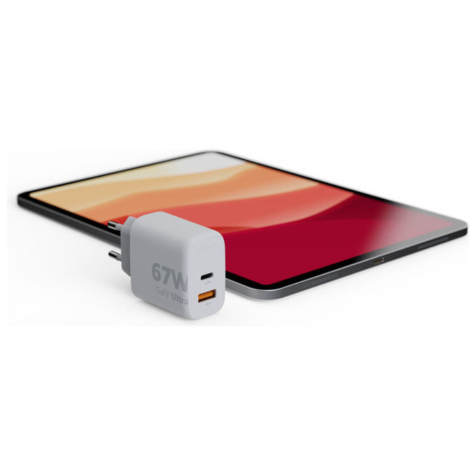 Xtorm XEC067 GaN2 Ultra Caricatore da Parete 67W USB-C PD USB-A Quick Charge 3.0 2 Porte colore Bianco