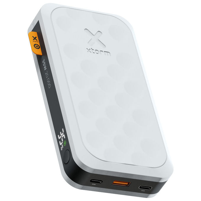 Xtorm FS5200 Fuel Series 5 Powerbank 20000 mAh 35W 2x USB-C 1x USB-A Quick Charge 3.0 colore Bianco