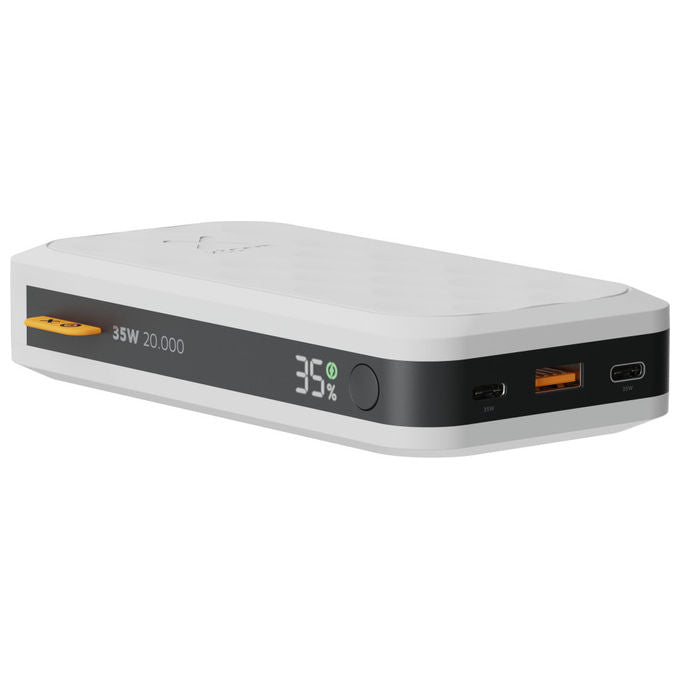 Xtorm FS5200 Fuel Series 5 Powerbank 20000 mAh 35W 2x USB-C 1x USB-A Quick Charge 3.0 colore Bianco