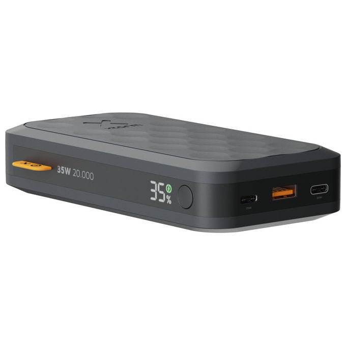 Xtorm FS5201 Fuel Series 5 Powerbank 20000 mAh 35W USB C PD 3 Porte Display LCD colore Nero