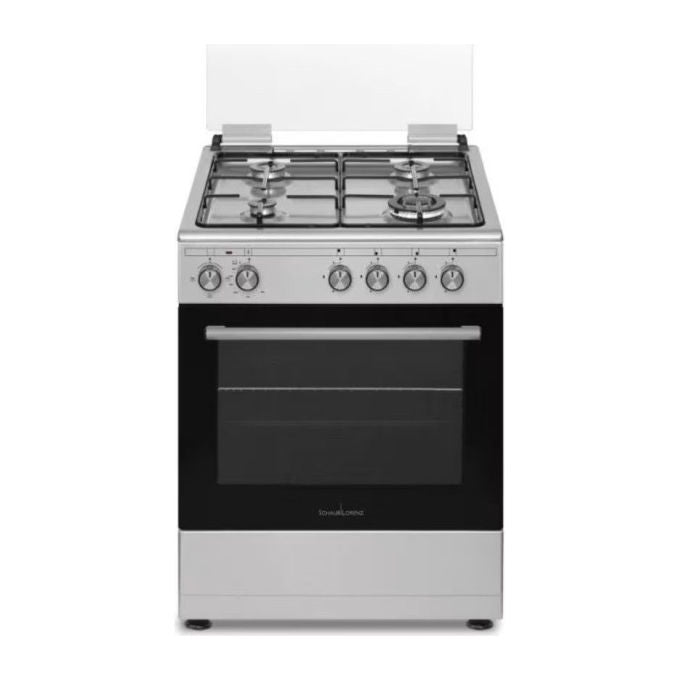 Schaub Lorenz SS631EX Cucina a libera installazione 4 fuochi Gas Forno Elettrico Ventilato 59 L Classe A (86x60x60 cm) colore Inox
