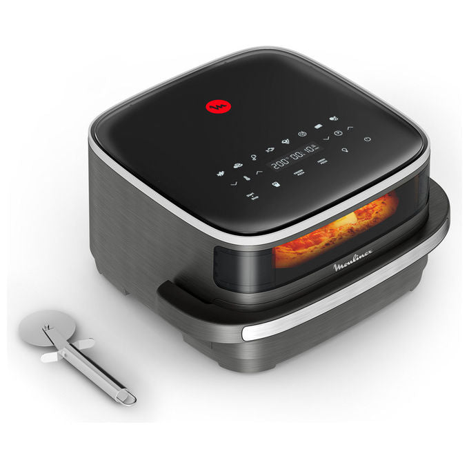Moulinex AL402HF0 Easy Fry XL Surface Friggitrice ad aria 4 L 2200 W 10 programmi Display LCD Touch colore Grigio