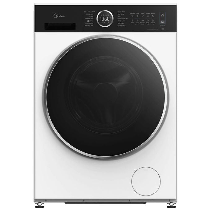 Midea MF205W90BA30WIT Lavatrice Frontale 9 Kg 1400 rpm Classe A Vapore Wi-Fi (85x59.5x59.5 cm) colore Bianco