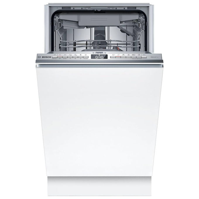 Bosch SPI4EMS17E Serie 4 Lavastoviglie da Incasso Slim 10 coperti Classe B 44 dB AquaStop Wi-Fi (81.5x44.8x57.3 cm) colore Acciaio Inox