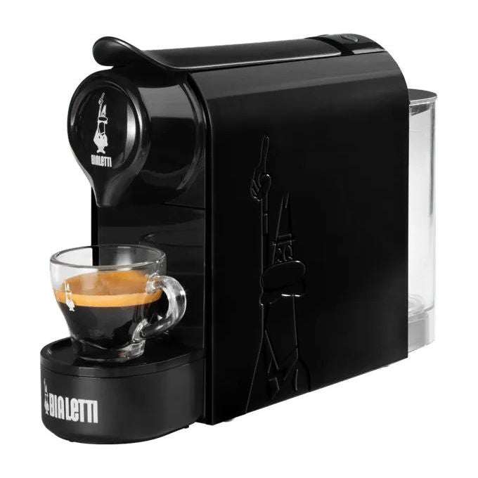 Bialetti GIOIA Macchina da caffe' a Capsule 0.5 L 20 bar 1200 W Serbatoio Removibile Autospegnimento colore Nero