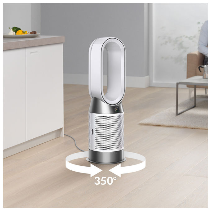 Dyson HP1 Purifier Hot Cool Purificatore d'aria per ambienti fino a 27 m² Filtro HEPA H13 Carboni Attivi 61,4 dB colore Bianco