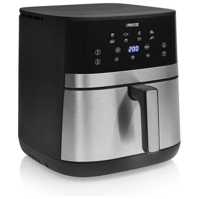 Princess FRIPRI182474 DualHeat Friggitrice ad aria 7 L 2300 W 12 programmi Touchscreen LED colore Nero