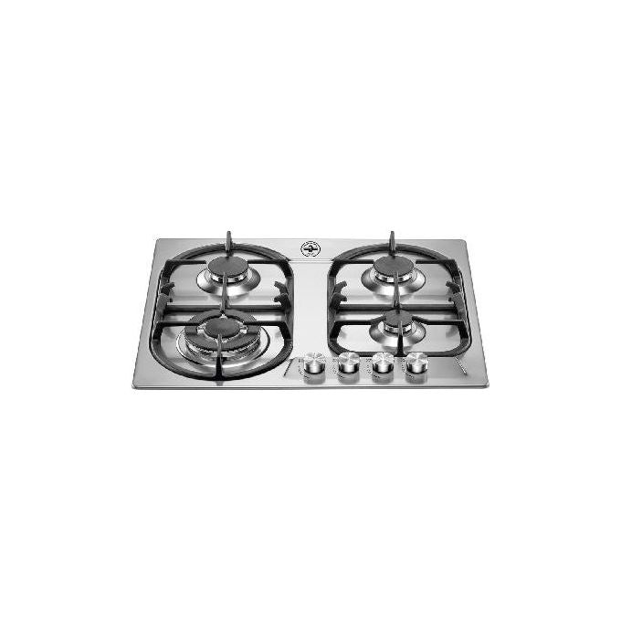 Bertazzoni La Germania P6801D9X-19 Piano cottura Gas 60 cm 4 fuochi tripla corona 3500 W griglie ghisa colore Acciaio inox