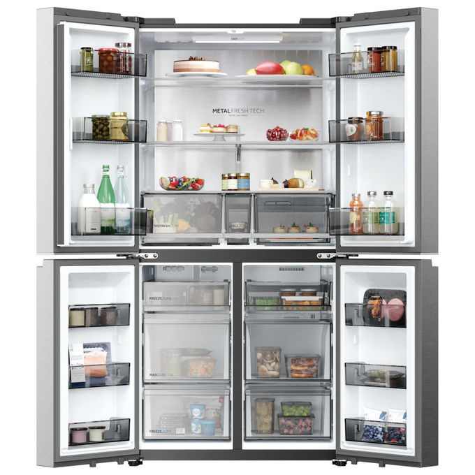 Haier HCR59F18DNMM Frigorifero Multi Porta 706 L Classe D 35 dB No Frost Acciaio Inox ( AAAAxxxxYY cm)