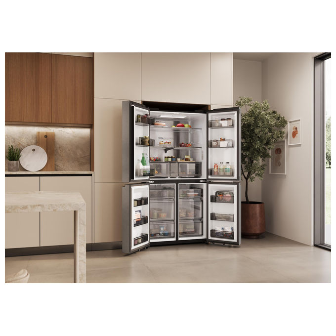 Haier HCR59F18DNMM Frigorifero Multi Porta 706 L Classe D 35 dB No Frost Acciaio Inox ( AAAAxxxxYY cm)