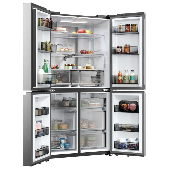 Haier HCR59F18DNMM Frigorifero Multi Porta 706 L Classe D 35 dB No Frost Acciaio Inox ( AAAAxxxxYY cm)