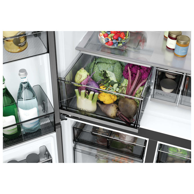 Haier HCR59F18DNMM Frigorifero Multi Porta 706 L Classe D 35 dB No Frost Acciaio Inox ( AAAAxxxxYY cm)