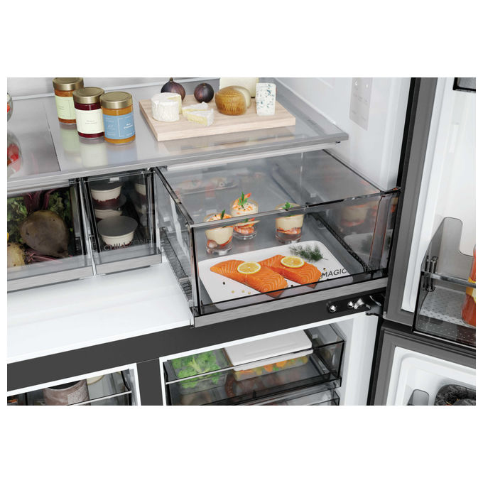 Haier HCR59F18DNMM Frigorifero Multi Porta 706 L Classe D 35 dB No Frost Acciaio Inox ( AAAAxxxxYY cm)