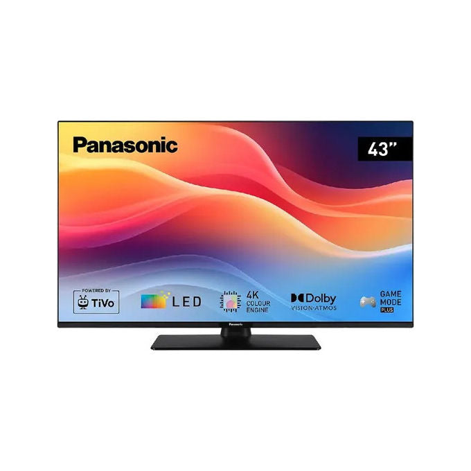 Panasonic TB-43W61AEZC Serie W61 Smart TV LED 43'' 4K Ultra HD TiVo Dolby Vision Dolby Atmos HDR10 Game Mode colore Nero