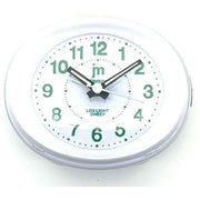Lowell JA-7119B Sveglia Analogica da Tavolo con Snooze e Luce colore Bianco