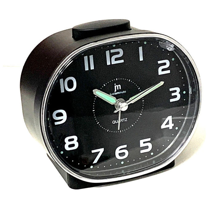 Lowell JA-7119N Sveglia Analogica da Tavolo Snooze Luce colore Nero