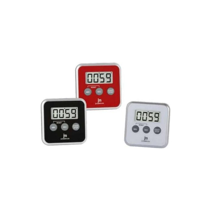 Lowell JT-5416B Timer Digitale Contaminuti con Cronometro e Allarme colore Bianco