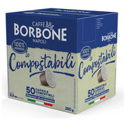 Caffe' Borbone REBARABICACOMP050N Le Compostabili Capsule Caffe' Compatibili Nespresso 100% Arabica Intensita' 6-10 50 pz