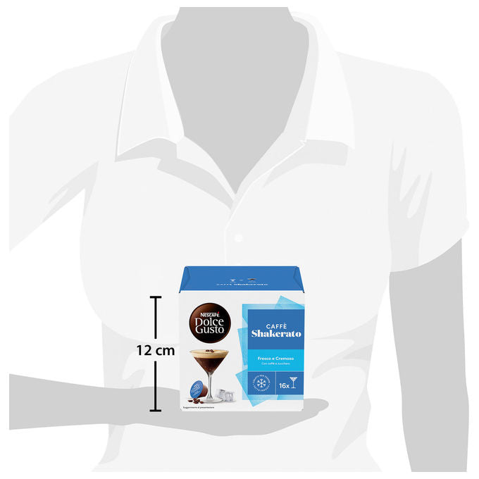 Nescafé 12602908 Dolce Gusto Capsule Caffe' Shakerato 16 capsule compatibili Dolce Gusto