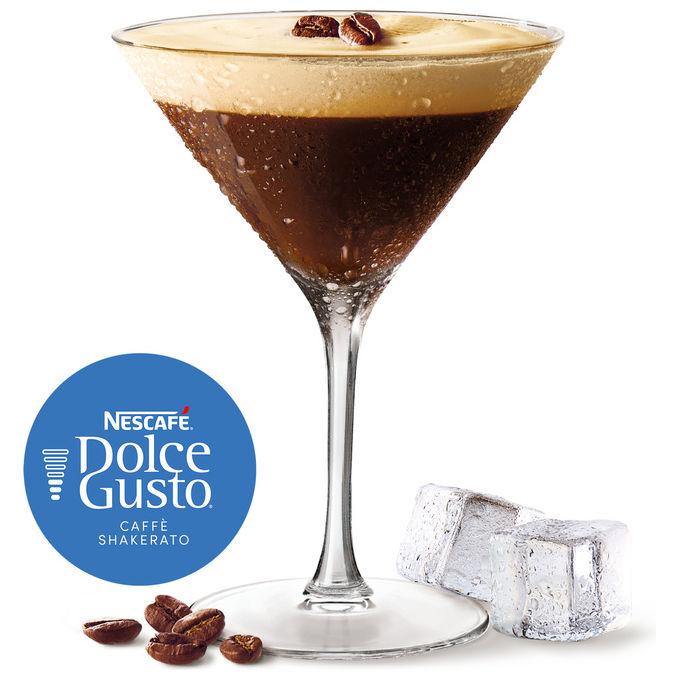 Nescafé 12602908 Dolce Gusto Capsule Caffe' Shakerato 16 capsule compatibili Dolce Gusto
