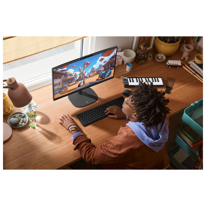 HP D73SYEA OmniStudio All-in-One Desktop 23.8'' AMD Ryzen 5 220 8 GB DDR5 512 GB SSD NVMe Wi-Fi 6 Windows 11 Home colore Bianco