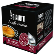 Bialetti 096080069-M Mokespresso Capsule Caffe' Torino 16 pezzi Gusto Cioccolatato