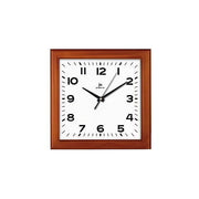 Lowell 21038C Design Orologio da Parete legno di ciliegio movimento al quarzo 30x30 cm colore Marrone