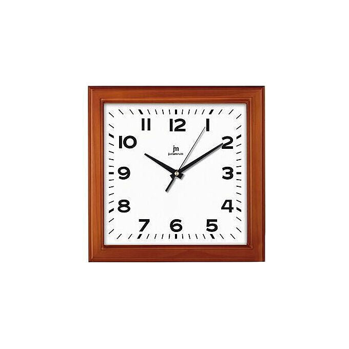 Lowell 21038C Design Orologio da Parete legno di ciliegio movimento al quarzo 30x30 cm colore Marrone