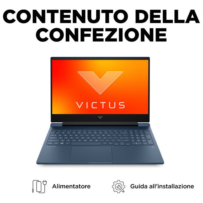 HP VICTUS16-R0028NL Notebook Gaming Intel Core i7-13620H 16GB RAM NVIDIA RTX 4070 SSD 1TB colore Nero