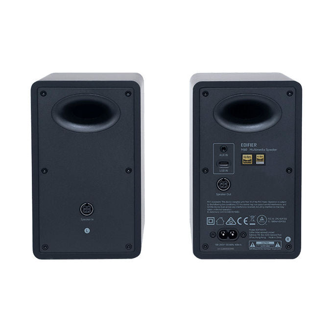 Edifier M60 Diffusori Attivi Desktop 2.0 66 W Bluetooth 5.3 LDAC Hi-Res Audio colore Nero