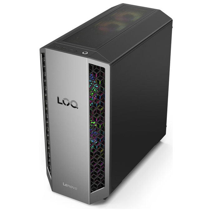 Lenovo 91DF004BYD LOQ Tower PC Gaming AMD Ryzen 7 8745HX 16 GB DDR5 SSD 1 TB NVIDIA GeForce RTX 5060 Ti 8 GB GDDR7 Windows 11 Home colore Nero
